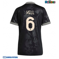 Camisa de Futebol Juventus Lloyd Kelly #6 Equipamento Alternativo Mulheres 2025-26 Manga Curta